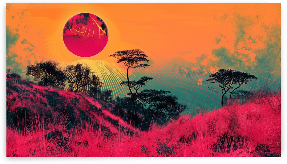 African landscape A minimal and weird design wi 3 by ASAR STUDIOS