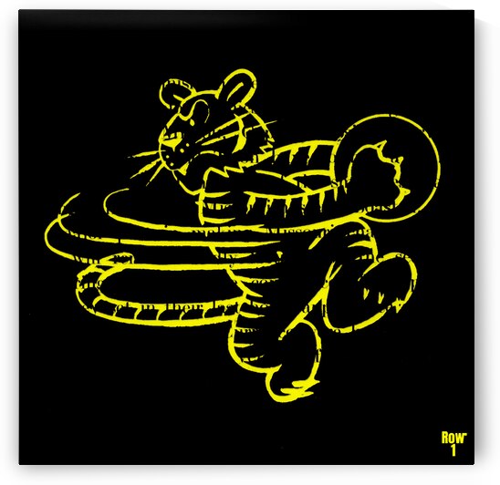 Vintage Missouri Tigers Basketball Art by Row One Brand