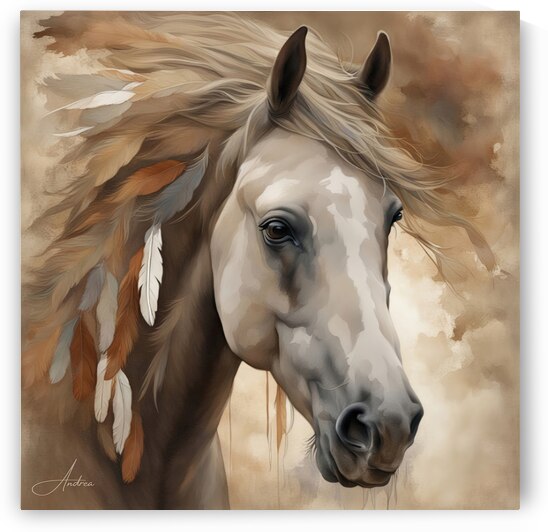 Palomino Bird Spirit by Andrea Record