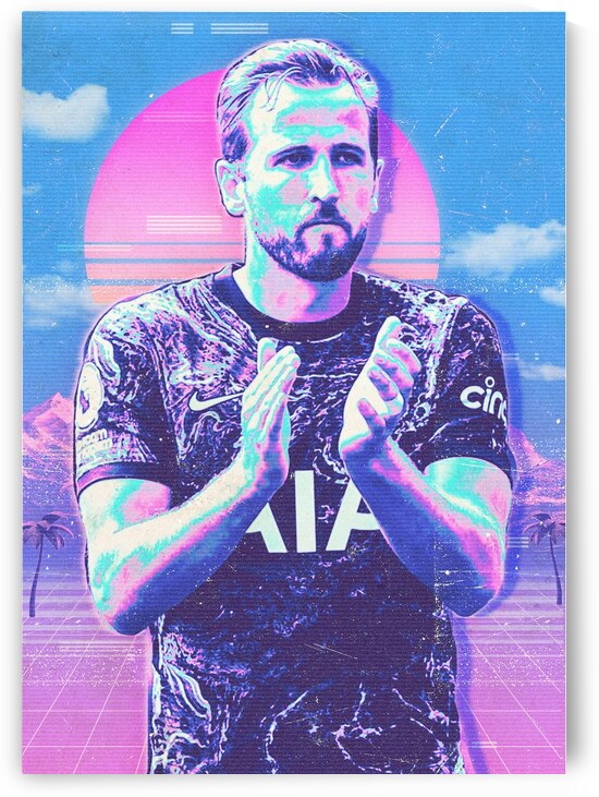 Retro Harry Kane Poster by RabbitSagitarius