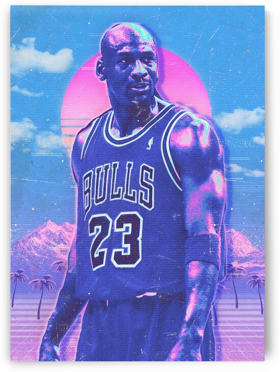 Retro Michael Jordan Poster by RabbitSagitarius