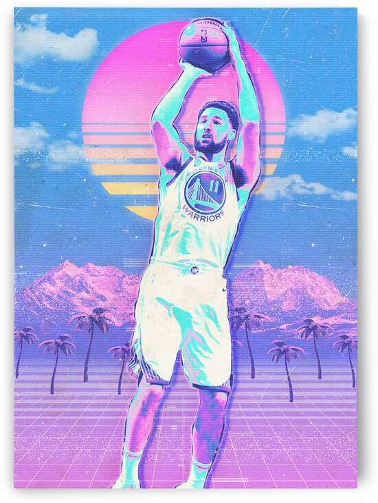 Klay Thompson Retro Poster by RabbitSagitarius
