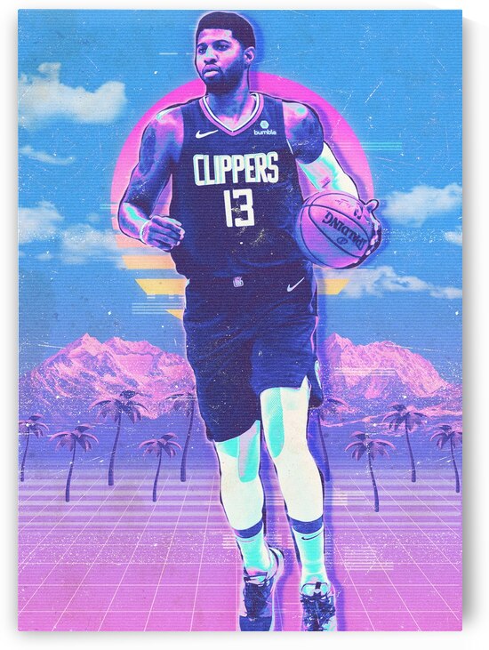 Paul George Retro Poster by RabbitSagitarius