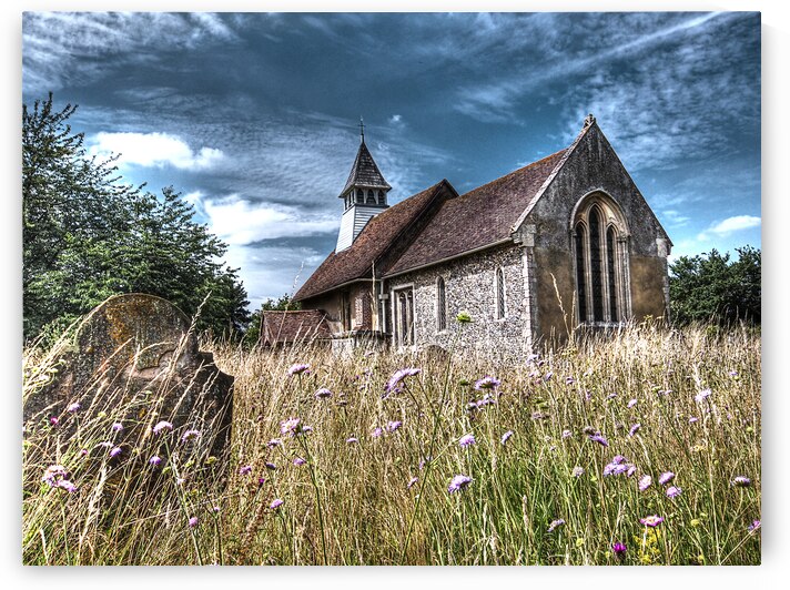 Abandoned Grave In The Churchyard by Gill Billington