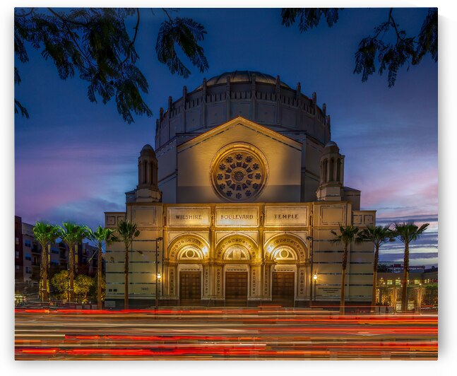 Wilshire Boulevard Temple Los Angeles CA  by Judaic Gallery
