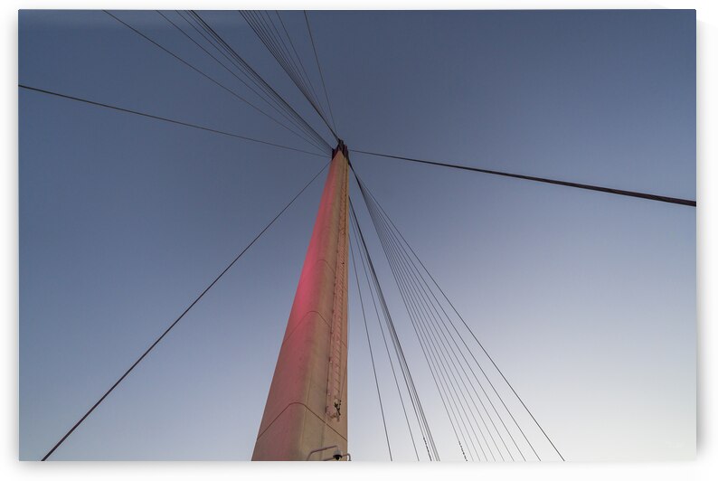 Bob Kerrey Support Beam And Cables by Jennifer White