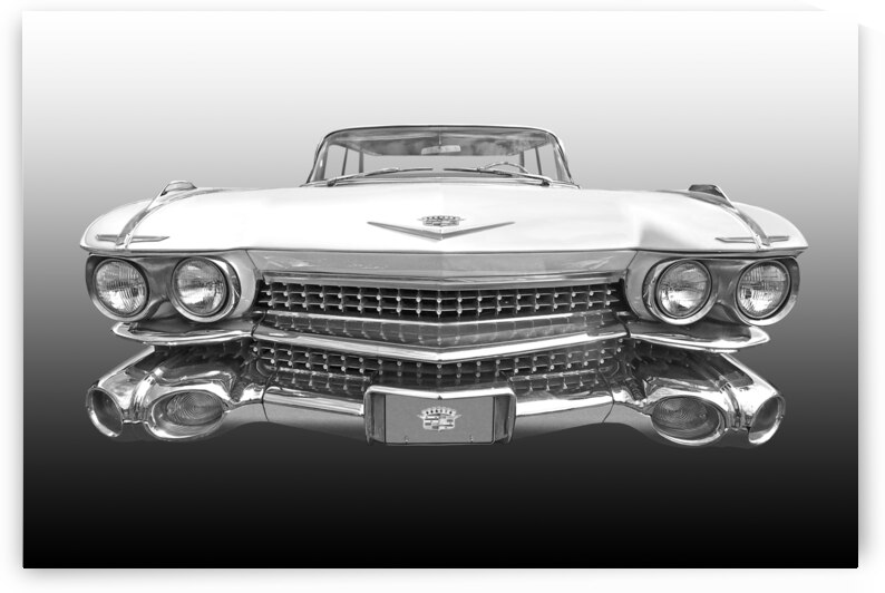 1959 Cadillac Front View by Gill Billington