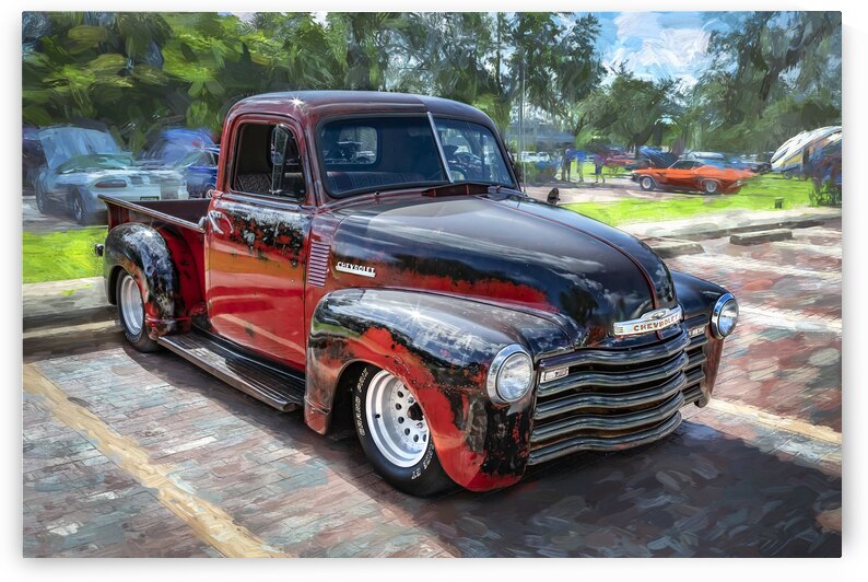 1950 Chevrolet Pick Up Truck Rat Rod 3100 X 1 by Rich Franco