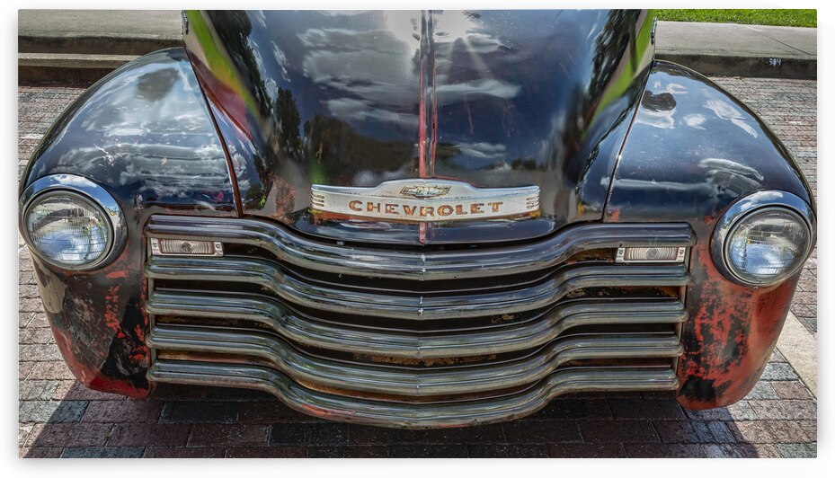 1950 Chevrolet Pick Up Truck Rat Rod 3100 X 3 by Rich Franco