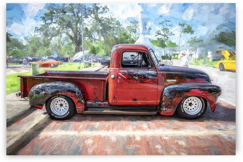 1950 Chevrolet Pick Up Truck Rat Rod 3100 X 4 by Rich Franco