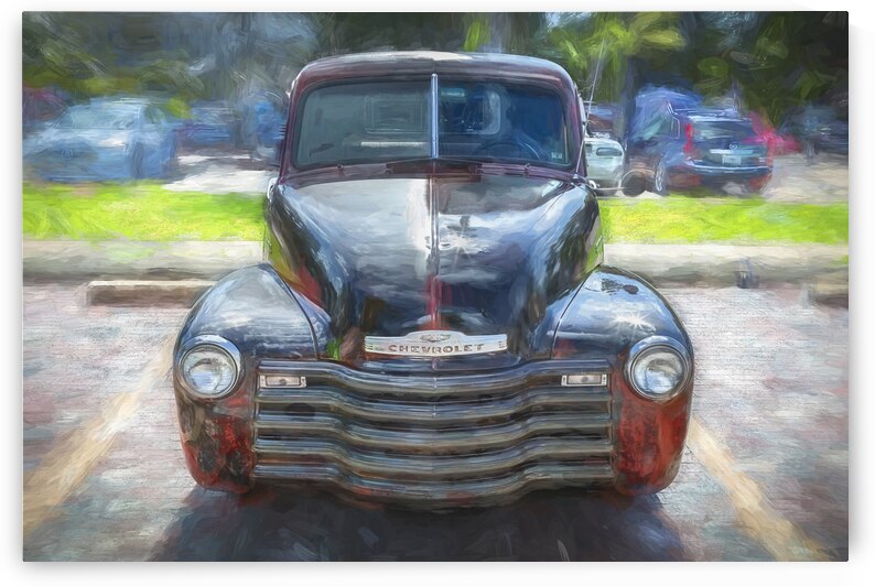 1950 Chevrolet Pick Up Truck Rat Rod 3100 X 9 by Rich Franco