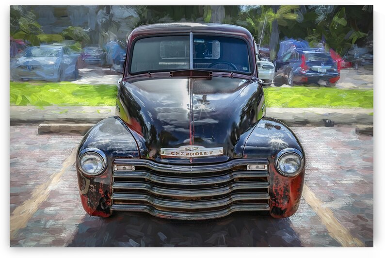 1950 Chevrolet Pick Up Truck Rat Rod 3100 X 12 by Rich Franco