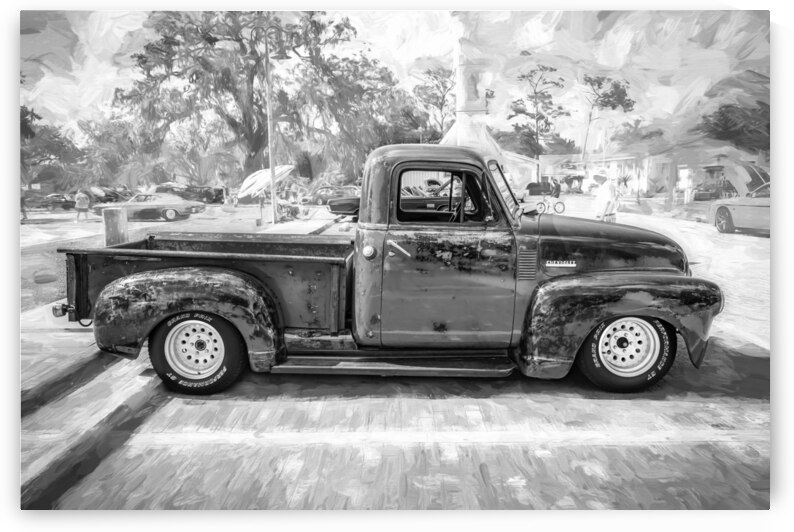 1950 Chevrolet Pick Up Truck Rat Rod 3100 X 14 by Rich Franco