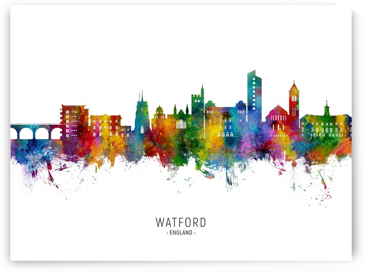 Watford England Skyline by Michael Tompsett