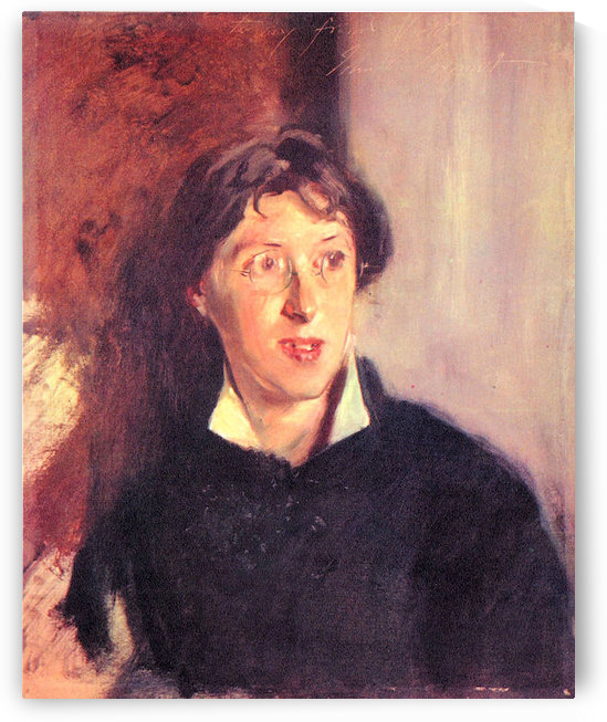 Portrait of Vernon Lee by John Singer Sargent