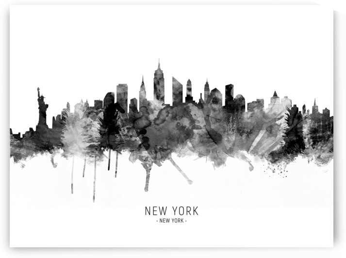 New York City Skyline by Michael Tompsett