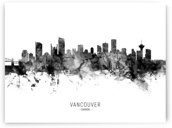 Vancouver Canada Skyline by Michael Tompsett