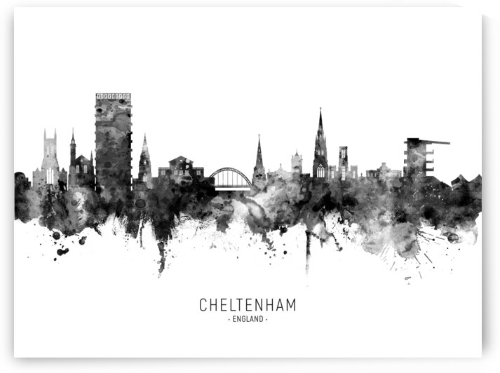 Cheltenham England Skyline by Michael Tompsett