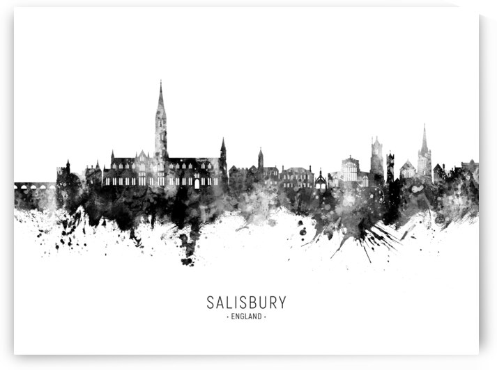 Salisbury England Skyline by Michael Tompsett