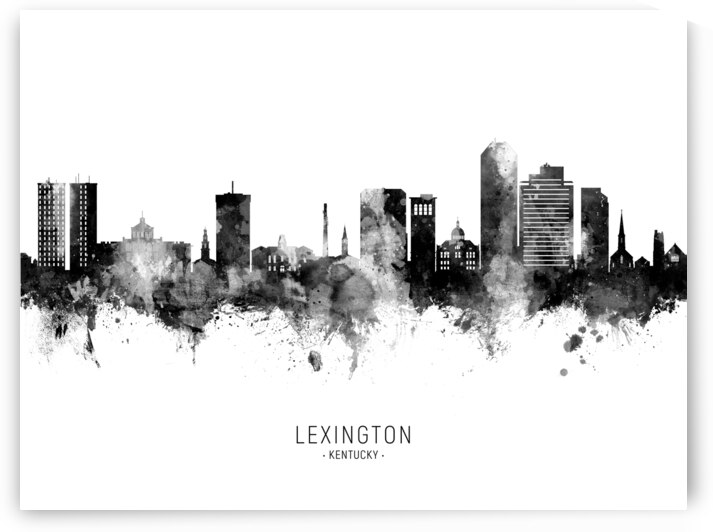 Lexington Kentucky Skyline by Michael Tompsett