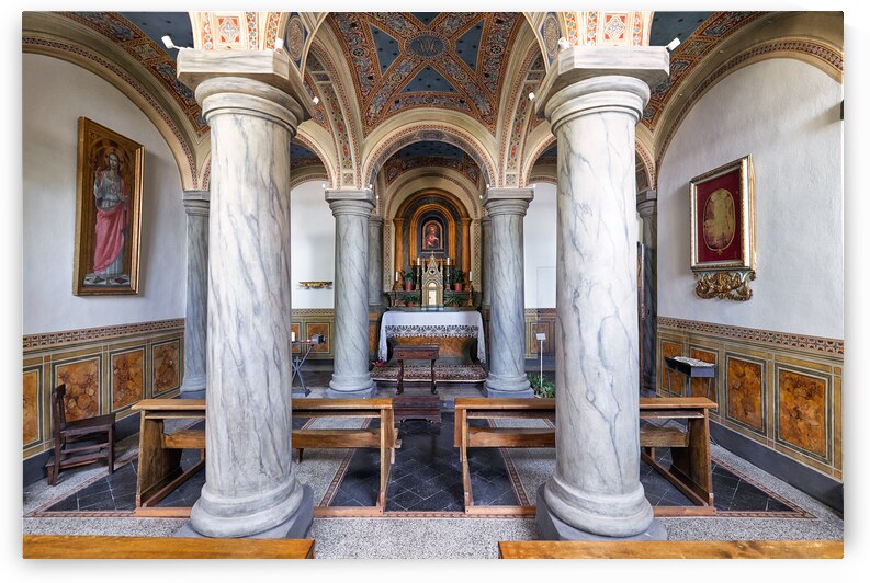 Pienza Val dOrcia Tuscany Italy. The chapel in San Francesco Church by Marco Brivio
