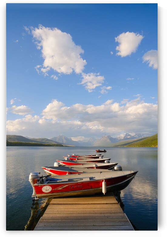 Lake Mcdonald at Golden Hour by Brad Millett Photography