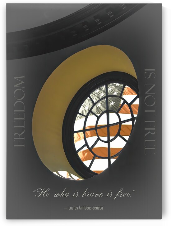 Williamsburg Freedom is Not Free Capitol Window by Norma Brandsberg Photography
