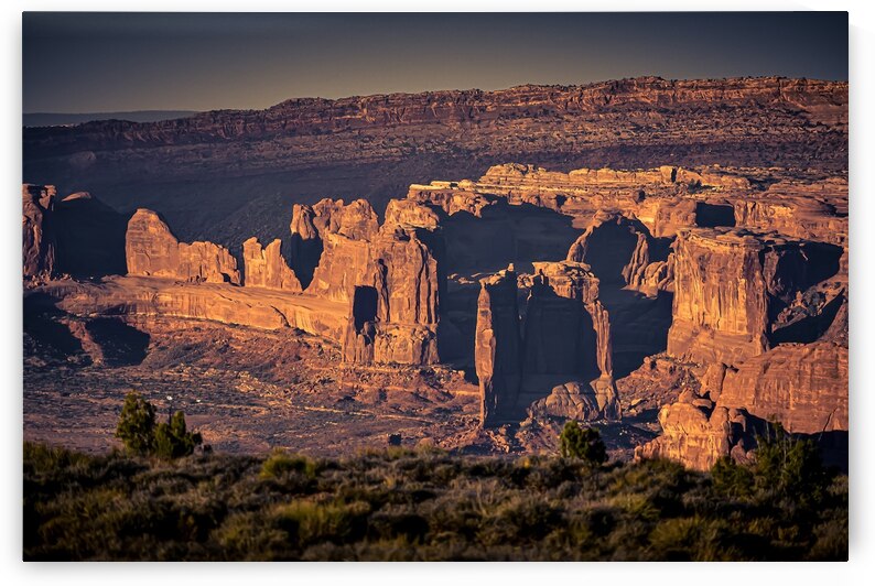 Courthouse Towers Sunset by dbg photo