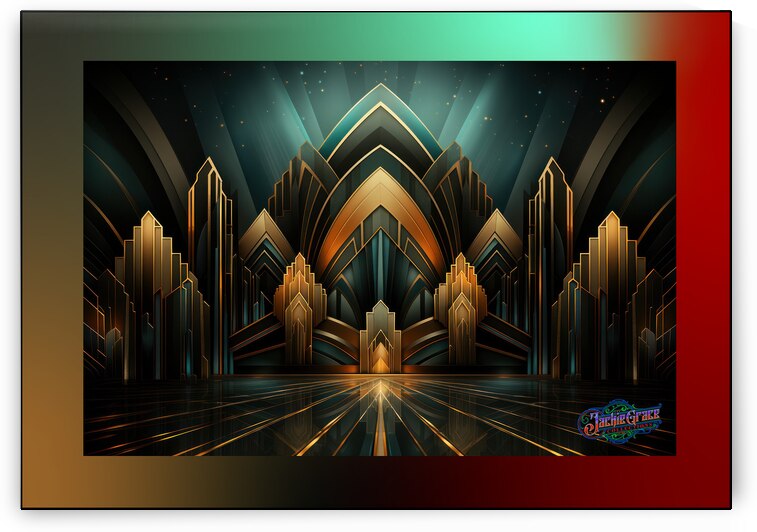 Emerald City Art Deco  by Jackie Grace