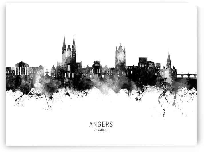 Angers France Skyline by Michael Tompsett
