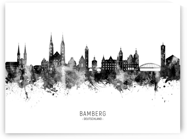 Bamberg Germany Skyline by Michael Tompsett