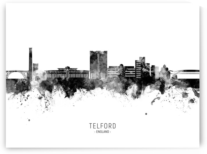 Telford England Skyline by Michael Tompsett