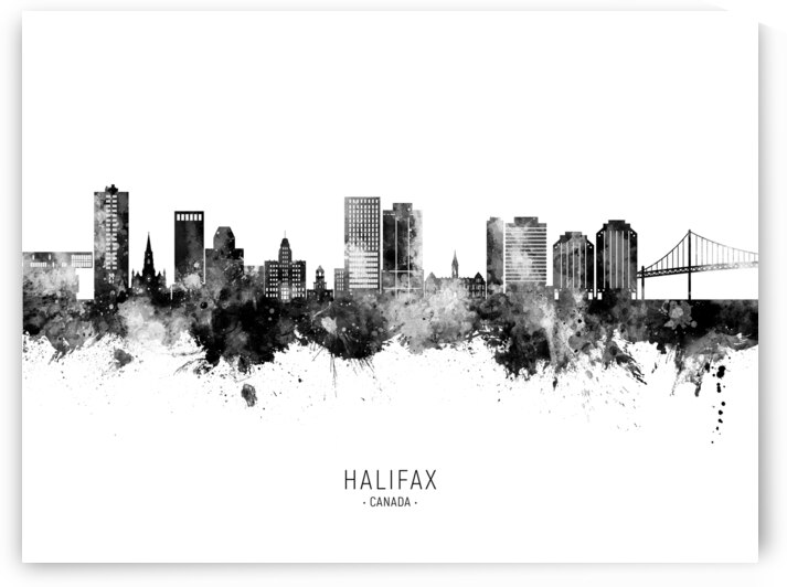 Halifax Canada Skyline by Michael Tompsett