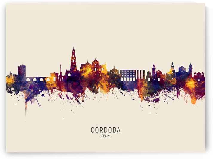 Cordoba Spain Skyline by Michael Tompsett