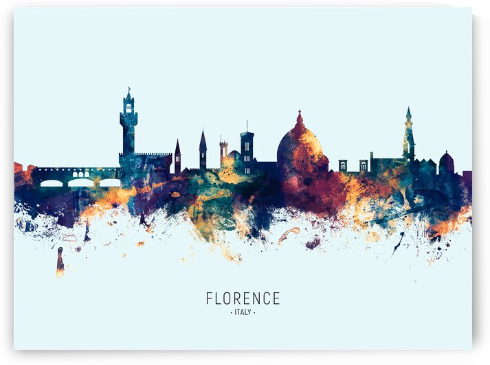 Florence Italy Skyline by Michael Tompsett