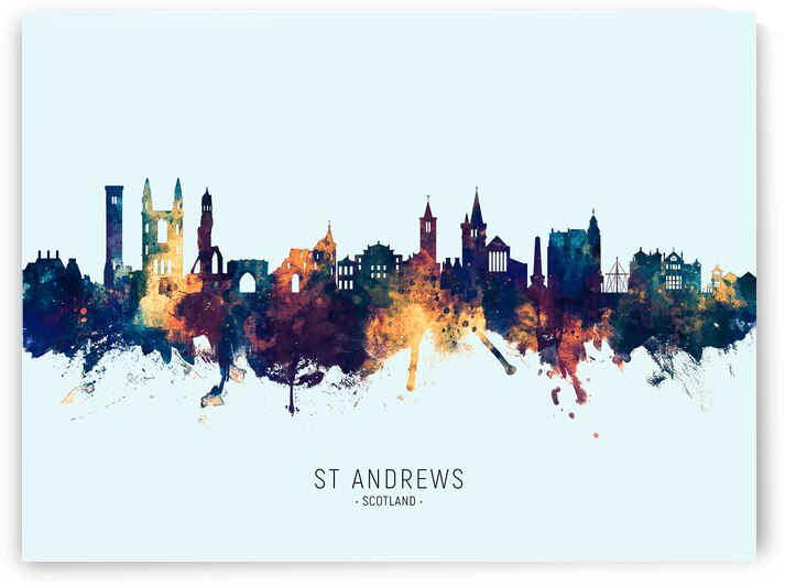St Andrews Scotland Skyline by Michael Tompsett