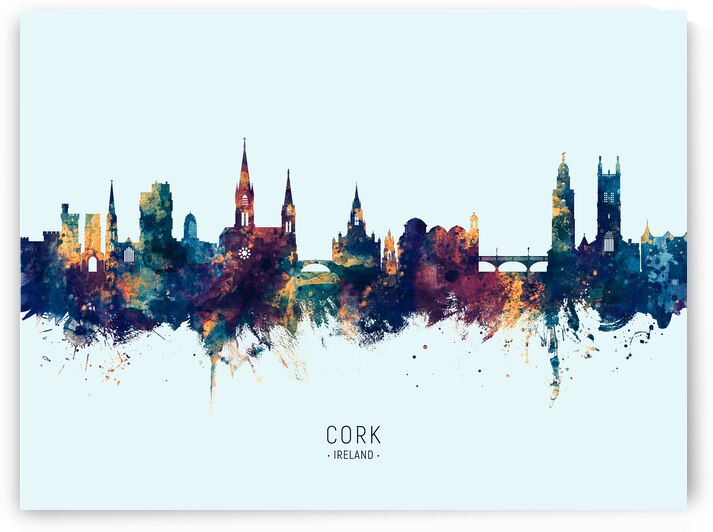 Cork Ireland Skyline by Michael Tompsett