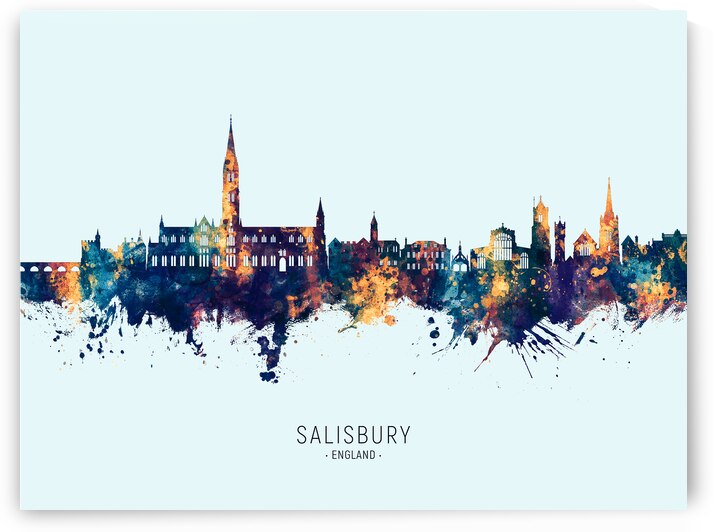 Salisbury England Skyline by Michael Tompsett