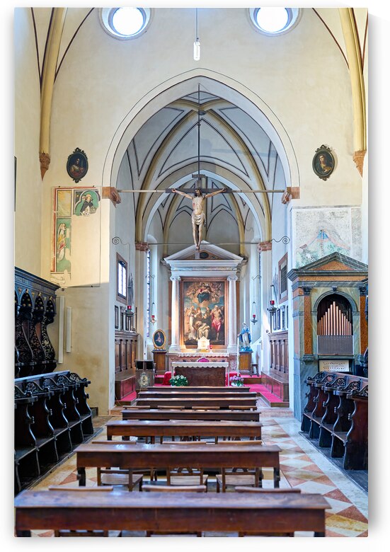 Verona Veneto Italy. The Basilica of Saint Anastasia. Cappella Giusti Giusti chapel by Marco Brivio