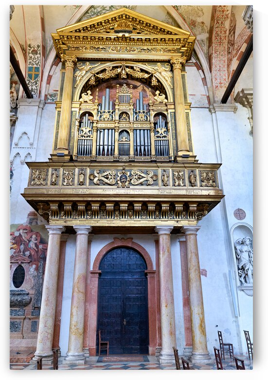 Verona Veneto Italy. The Basilica of Saint Anastasia by Marco Brivio