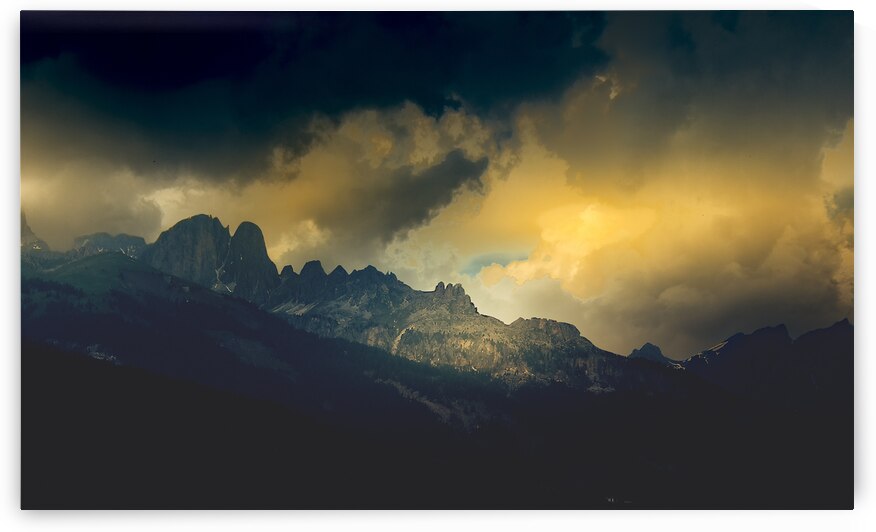 Giau Mountain Sunset Storms by Norma Brandsberg Photography