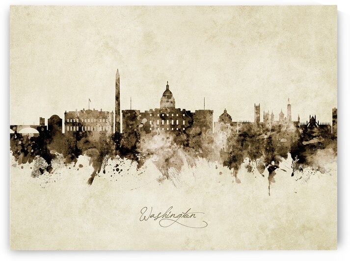 Washington DC Skyline by Michael Tompsett
