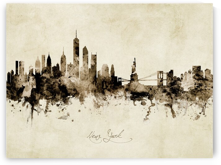 New York Skyline by Michael Tompsett
