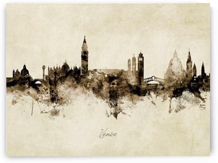 Venice Italy Skyline by Michael Tompsett