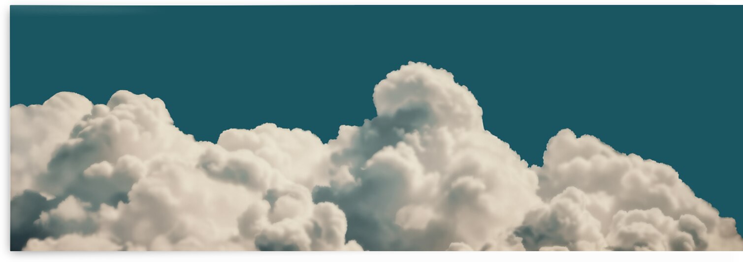 Vintage Clouds in Sky by New York Art Studio