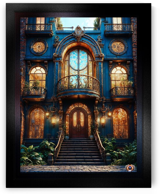 The Grand Old House Enchanting AI Concept Art by Xzendor7 by xzendor7