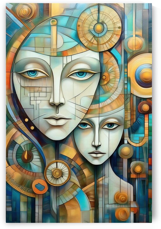 Faces of Time 1 by Bob Tamburello