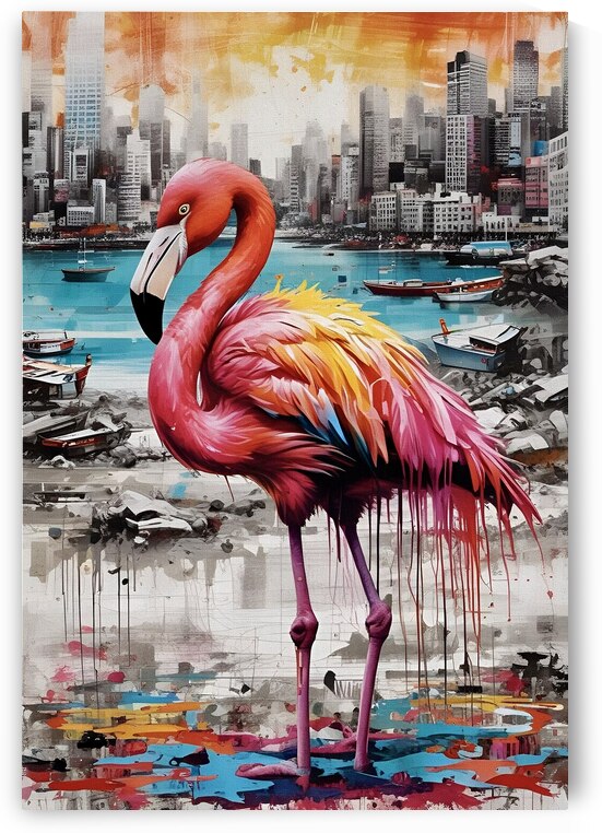 Flamingo In The City 2024 06 25 17 48 08 by Magikheart
