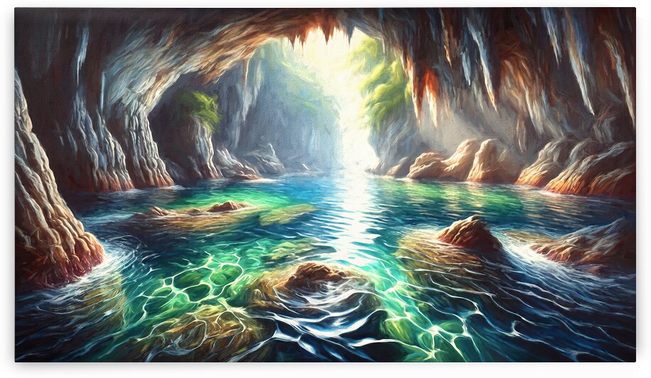 Light in the Cave - GIA2401-0248-OIL by JordiCarrio