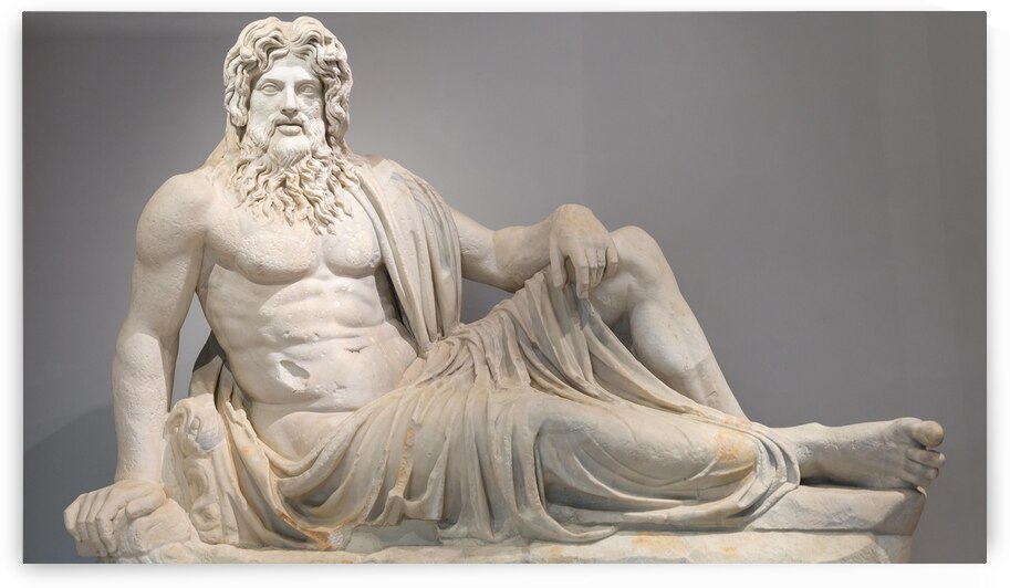 Rome Vatican City - Vatican Museums Statue of Oceanus by Paolo Modena